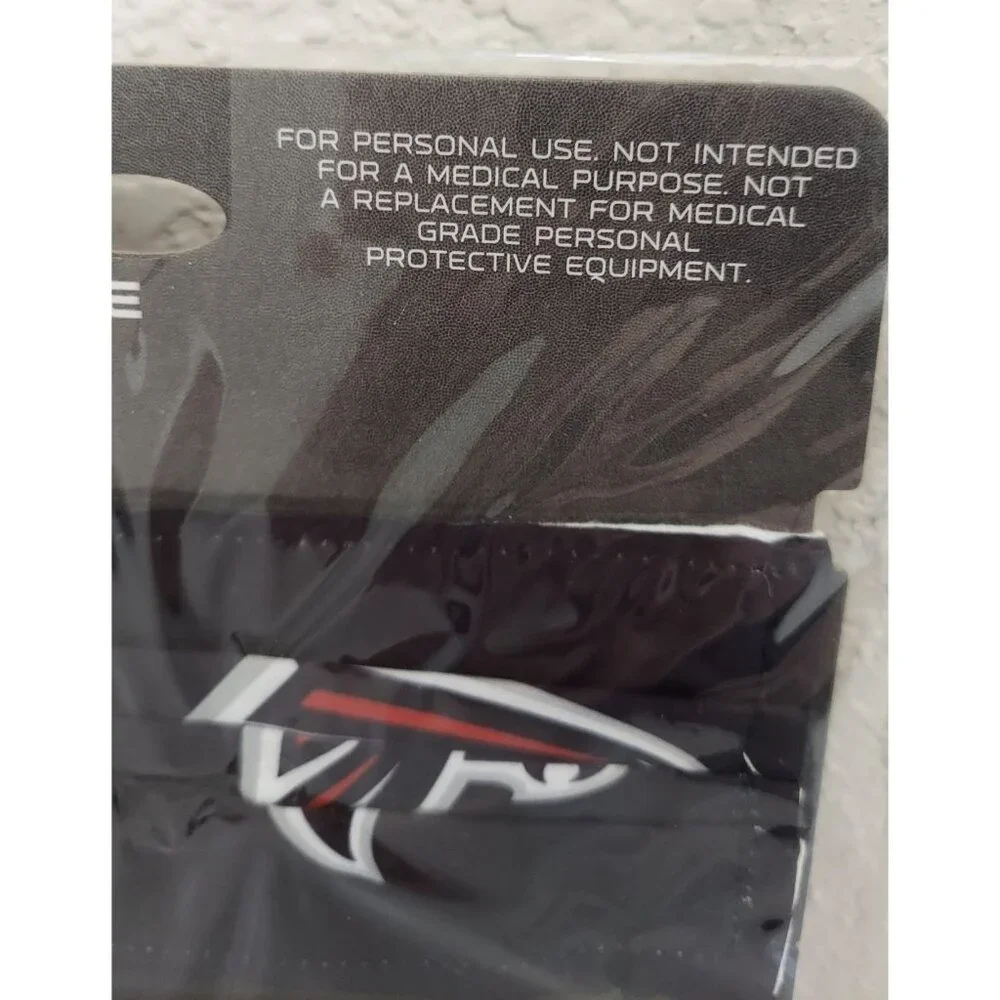 NFL Game Day Atlanta Falcons Adult Adjustable Face Mask Covering - 2pk Lot